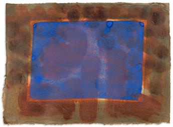 HOWARD HODGKIN (1932 - 2017) Blue Listening Ear.                                                                                                 